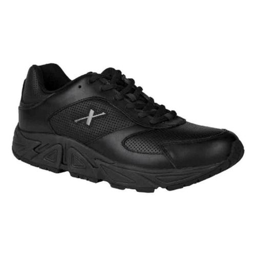 Xelero Genesis XPS Black Leather Men's Running Shoes